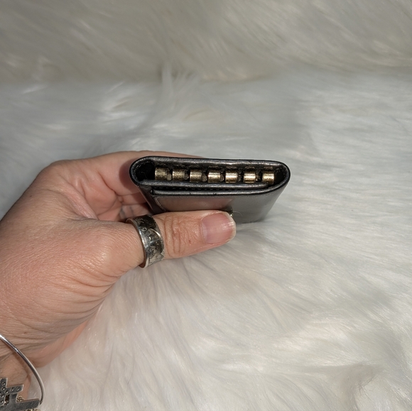 Vintage Gucci Dark Gray Patent Leather Keyholder - Picture 9 of 14